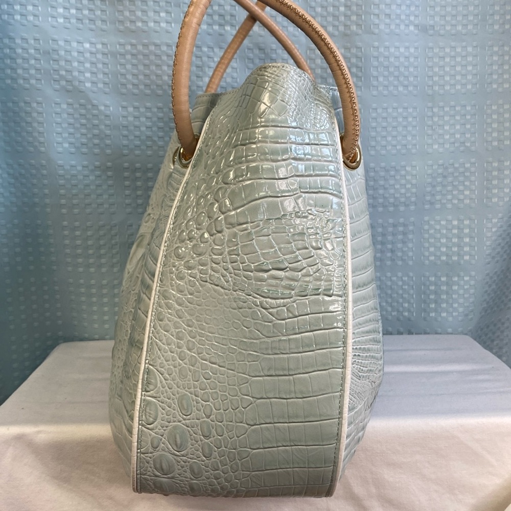 BRAHMIN Amy Sea Glass Tri-Color Shoulder Bag - Picture 9 of 17